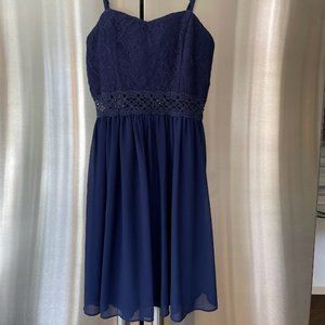 Navy BCX Cocktail Dress